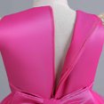 thumbnail image 4 of Penkiiy Robe Sans Manches Brodée en Maille pour Filles, Robe de Princesse pour Occasions Spéciales 5-6 Ans Rose Vif en Solde, 4 of 9