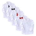 thumbnail image 4 of Nmmacb Chemise Habillée à Manches Longues pour Garçons, Col Boutonné, avec Cravate, 2-14 Ans, 4 of 8