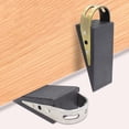thumbnail image 3 of Lefu Bouchon de Porte en Acier Inoxydable Caoutchouc Limiteur de Porte en Bois Protection Murale, 3 of 6