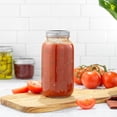 thumbnail image 2 of SUTENGDA Regular Mason Jars with Airtight Lids  Labels and Measures - 16 oz - [Set of 6] Airtight Canning Jars  Glass Jars, 2 of 6