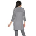 thumbnail image 3 of Moomaya Printed Side Slit Short Kurta Tunic For Women Summer Wear Ladies Kurti, 3 of 5