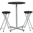 thumbnail image 1 of Bar Height Table Set with White Stitch Detail, 1 of 1