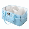 thumbnail image 5 of Sunveno Portable Diaper Caddy Organizer with Removable Dividers, Large Capacity Baby Nursery Storage Tote, 5 of 5
