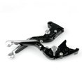 thumbnail image 2 of Adjustable Folding Extendable Brake Clutch Levers For Kawasaki ZX10R/KRT Silver, 2 of 2