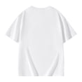thumbnail image 4 of UANWENN T-Shirt Décontracté à Manches Courtes pour Filles Col Rond Imprimé Graphique Coupe Ample Tee pour Usage Quotidien École Activités Extérieures Printemps Été Automne Vêtements Petite Fille 4t T-Shirt pour Filles Jeunesse Filles Athlétique, 4 of 4
