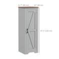 thumbnail image 3 of HOMCOM Farmhouse Storage Cabinet with Adjustable Shelf for Living Room, 3 of 10