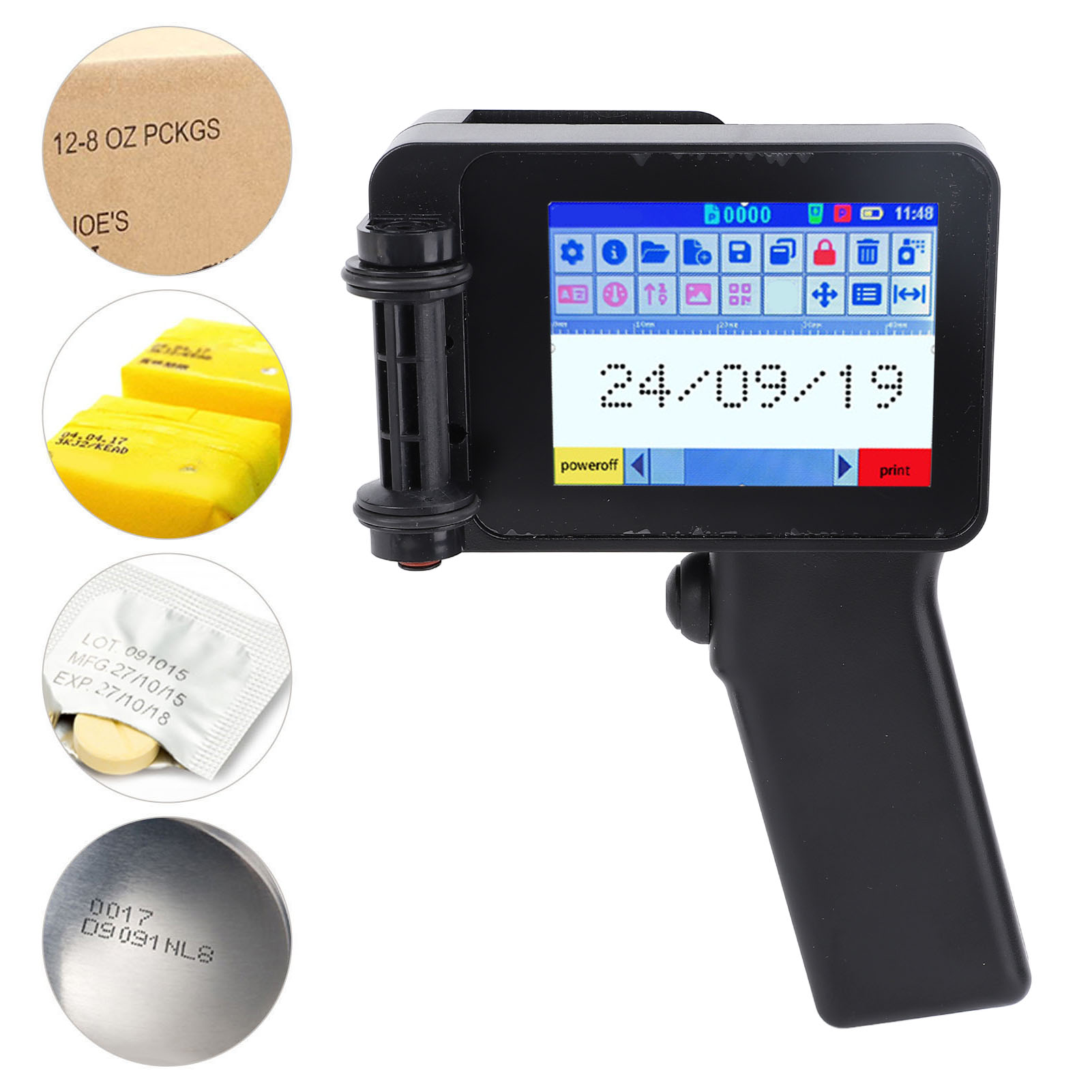 Handheld Inkjet Printer, Handheld Inkjet Printer  4 Core CPU  for Barcode
