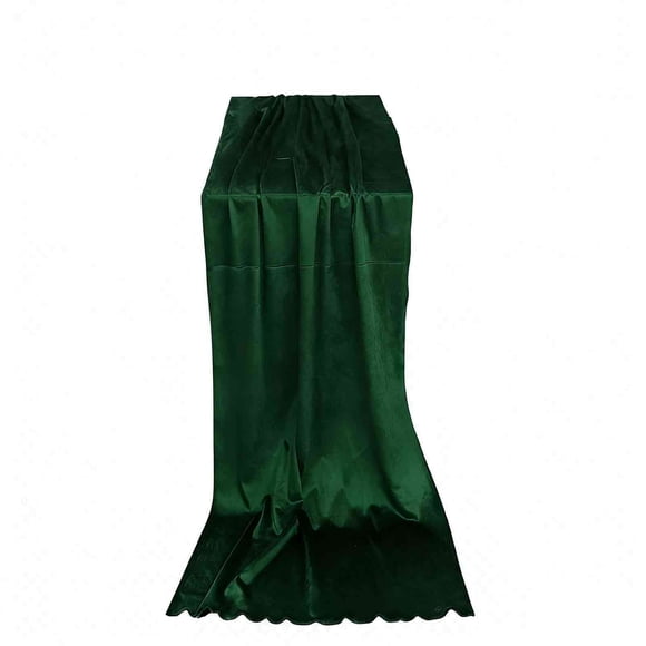 Aqestyerly Velvet Table Runner Green Fabric 27.5X118In Christmas Thanksgiving Wedding Party Dining Table Decor