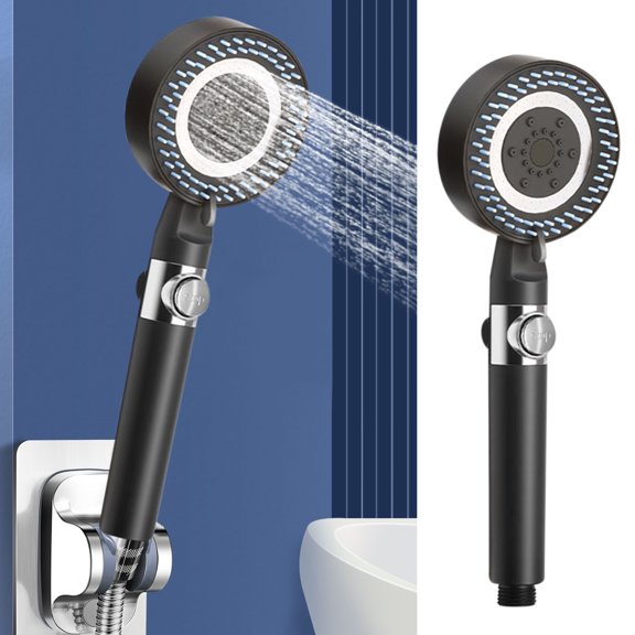 Kitchen Faucet Sprayer Head with Hose | 5 Mode High Pressure Handheld Shower Head fornk - Powerful Spray Nozzle Attachment for Dish Washing