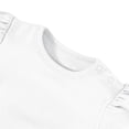 thumbnail image 4 of Baby Girl Summer Dress Short Sleeve Romper Off Shoulder 95% Polyester 5% Spandex, 4 of 7