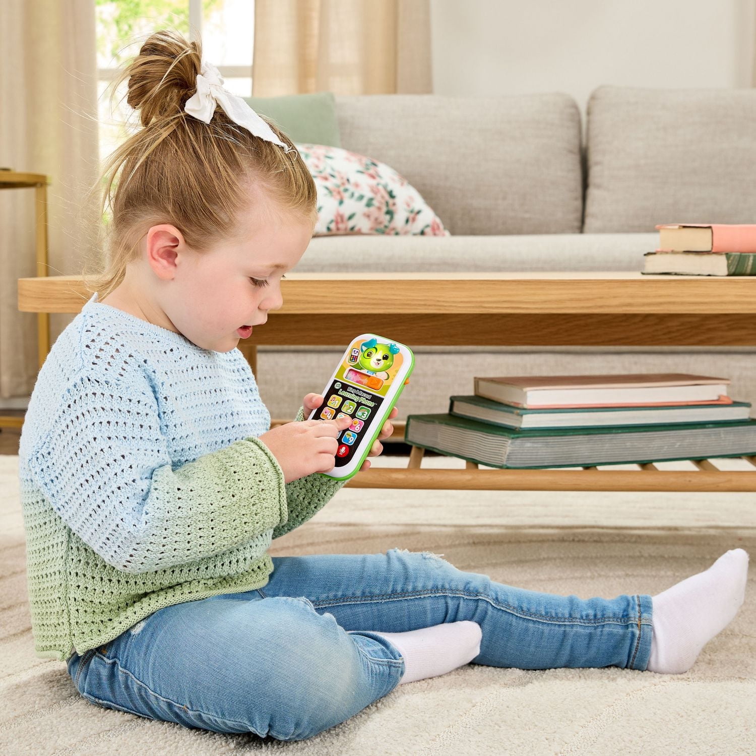 LeapFrog Téléphone Allô Bébé Messages magiques avec le français et le mandarin - Version anglaise