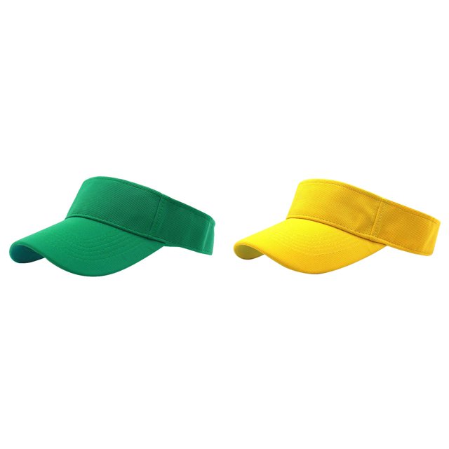 (2-Pack) Kcodviy for Women Sun Sports Trainman Hat Visor Beach Adjustable Hat Panel Baseball Hat Cap Visor- Baseball Caps