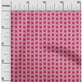 thumbnail image 2 of oneOone Rayon Pink Fabric Geometric Craft Projects Decor Fabric Printed By The Yard 56 Inch Wide, 2 of 5