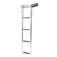 thumbnail image 3 of Deck Hardware,4‑Step Deck Ladder Folding Boat Ladder Step Deck Ladder Meticulously Designed, 3 of 14