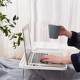 thumbnail image 4 of Meitianfacai Foldable Laptop Desk Bed Table, Portable Lap Desk laptop Table with Storage Drawer and Cup Holder, Notebook Stand Reading Desk Breakfast Tray for Bed Couch Sofa Floor, 4 of 8