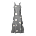 thumbnail image 2 of Robe d'Été pour Femmes Aguichant Mode pour Femmes Vacances Été Sans Manches Imprimée Col en V Aguichant Décontractée Longue Robe Maxi Robe d'Été pour Femmes Maxi Été Longue Robe pour Femmes, 2 of 5