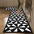 thumbnail image 2 of 2 Piece Kitchen Rugs Set Washable Non Slip Floor Mats Defend Fatigue Cozy For Sink Stove Lasting Stain Counteractive Low Pile Carpet, 2 of 6
