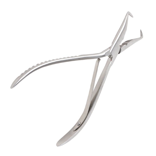 serony Silver Stainless Steel Hair Extension Pliers for Micro Nano Ring Elbow