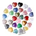 thumbnail image 4 of Natural Crystal Heart Shape Ornaments Set - Gemstone Art Collection, 4 of 5
