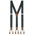 thumbnail image 1 of Buyless Fashion Suspenders For Men - 48" Adjustable Straps 1 1/4" - Y Back With Clips And Buttons, 1 of 7