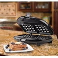 thumbnail image 2 of Brentwood Non-Stick Dual Waffle Maker, Black, 2 of 6