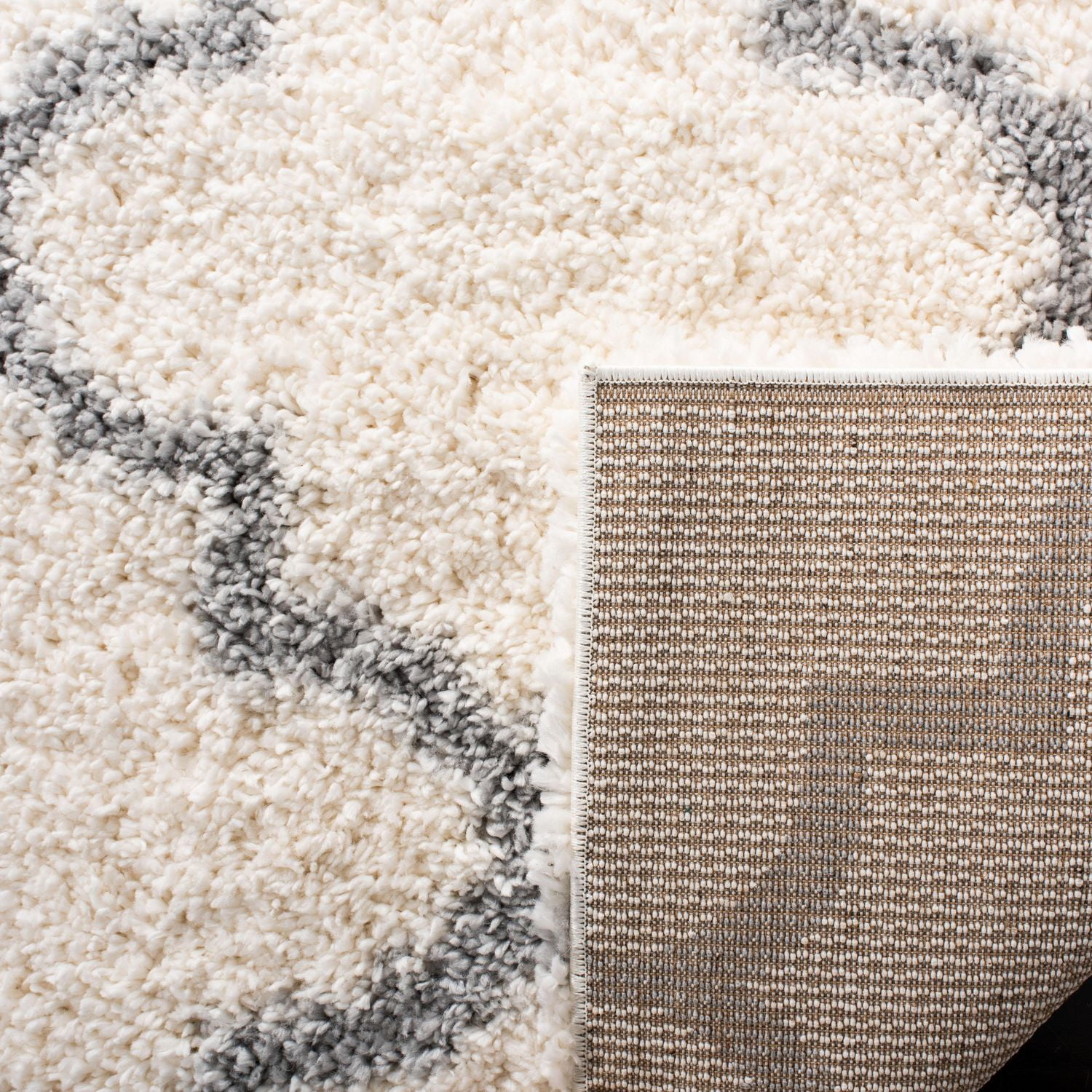 Safavieh Fontana Hilda Tapis Peluche Shag Géométrique