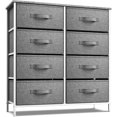 thumbnail image 1 of Sorbus Dresser with 8 Drawers, Grey, 1 of 8
