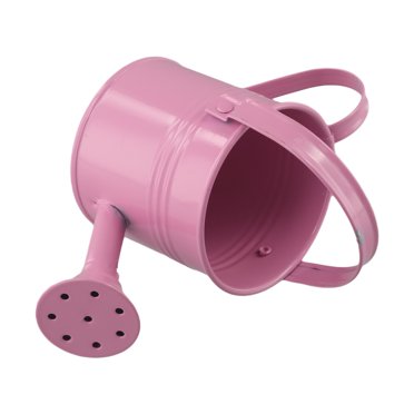 Garden Small Water Spraying Pot Flower Kettle Metal Watering Can Sprinkled Pink Shenzhuyue