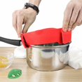 thumbnail image 3 of Passoire à Clip pour Casseroles et Poêles, Passoire à Clipser Fabriquée par la FDA, Silicone Résistant à la Chaleur, Facile à Utiliser et à Ranger, Va au Lave-Vaisselle, 3 of 7