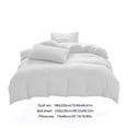thumbnail image 3 of Ensembles de Housse de Couette pour Literie, Ensembles de Housse de Couette 4 Pcs, Literie Confortable Style Simple Douce Respirante Texturée Durable Effet Lin pour Toutes les Saisons Format Grand, Drap Uni Housse de Couette et Taies d'Oreiller, 3 of 9