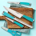 thumbnail image 3 of Hampton Forge Epicure True Aqua Knife Block Set, 15 Piece, 3 of 4