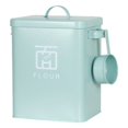 thumbnail image 1 of veasfak 6L Washing Powder Storage Box Galvanized Metal Buckets for Home 18x15x23cm Green, 1 of 8