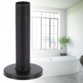 thumbnail image 4 of 10-30cm Black Shower Bracket with Flange Ceiling Mount Shower Head Extension, 4 of 9