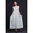 thumbnail image 2 of Bimba Robe Longue en Rayonne Shibori Imprimée pour Femmes Chic Bohème Été Maxi Plage-TG, 2 of 4