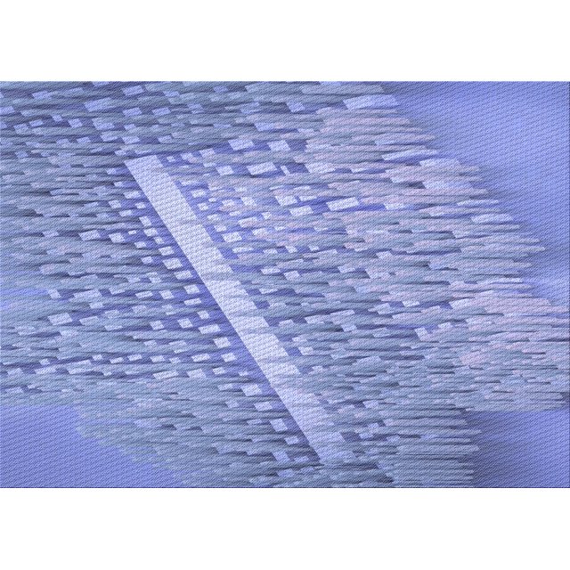 Ahgly Company Machine Washable Indoor Rectangle Transitional Day Sky Blue Area Rugs, 7' x 9'