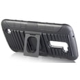 thumbnail image 3 of NAKEDCELLPHONE BLACK GRIP RING CASE + BELT CLIP HOLSTER STAND FOR LG K10 AND LG PREMIER (L62C, K420N, L62VL, L61AL), 3 of 6