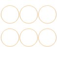 thumbnail image 1 of MasteelfCA 6Pcs Macrame Hoops Ring Dream Catcher Metal Rings DIY Craft Accessories, 1 of 8