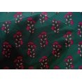 thumbnail image 4 of oneOone Cotton Silk Fabric Leaves & Floral Block Print Fabric BTY 42 Inch Wide, 4 of 4