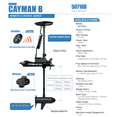 thumbnail image 2 of HASWING OUTDOOR Electric Trolling Motor – 24V 80LB 48 Inch Shaft Cayman Bow Mount Boat Fishing Saltwater Freshwater with Wireless Remote Control, Quick Release Bracket and Wireless Foot Controller, 2 of 8