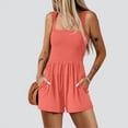 thumbnail image 2 of Timegard Running Shorts for Women Elastic Waist Ruched Loose Solid Color Casual Workout Gym Shorts, 2 of 4