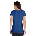 thumbnail image 3 of Inkmeso T-Shirt Basique à Encolure Dégagée Décontracté à Manches Courtes en Coton Uni T-Shirt Haut pour Femmes, 3 of 8