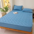 thumbnail image 2 of Dvruxg Waterproof Mattress Protector 35.4"×78.7" – Thickened Bed Sheet for Winter & Fall – Soft, Breathable, Machine Washable(Blue), 2 of 5