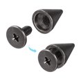 thumbnail image 4 of Unique Bargains 20 Sets Cone Spikes Studs 7x10mm Studs and Spike Screw Back Rivet Gun-black, 4 of 4