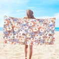 thumbnail image 2 of CEHVOM Microfiber Beach Towel Super Lightweight Colorful Bath Towel Sandproof Beach Blanket Multi-Purpose Towel For Travel Swimming Pool 30x60 Inch Clearance, 2 of 8