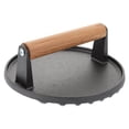 thumbnail image 1 of MasteelfCA Meat Press Board Creative Press Meat Plate Steel Plate Steak Steak Press Tool, 1 of 7
