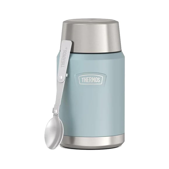 THERMOS, ICON Series, 24 Ounce Stainless Steel Vacuum Insulated Food Jar, Glacier
