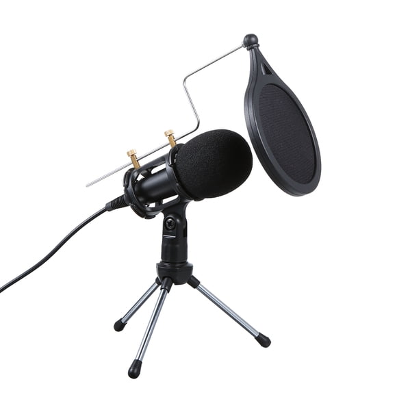 Microphone à Condensateur Filaire Microphone Audio Microphone de Studio Microphone d'Enregistrement Vocal