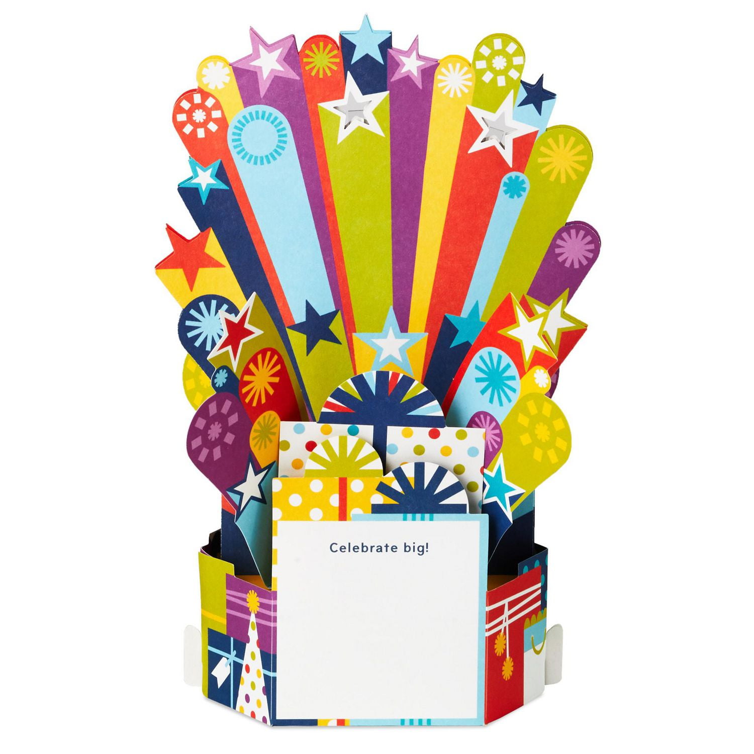 Carte en relief de fête – Musicale –  Paper Wonder de Hallmark (joue « Happy » de Pharrell Williams)