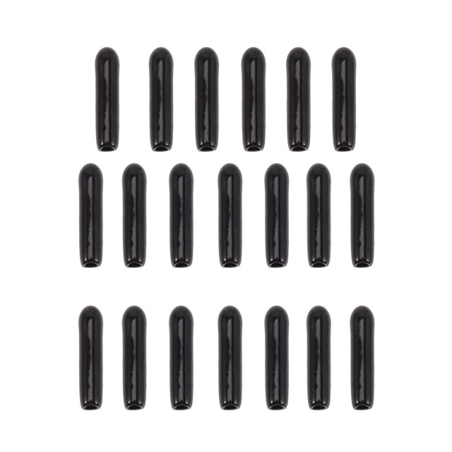 Shisuyan Cache-Trou Fileté Noir Pvc 200 Pcs
