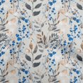 thumbnail image 1 of oneOone Polyester Spandex Medium Blue Fabric Leaves Craft Projects Decor Fabric Printed By The Yard 56 Inch Wide-JJ, 1 of 5